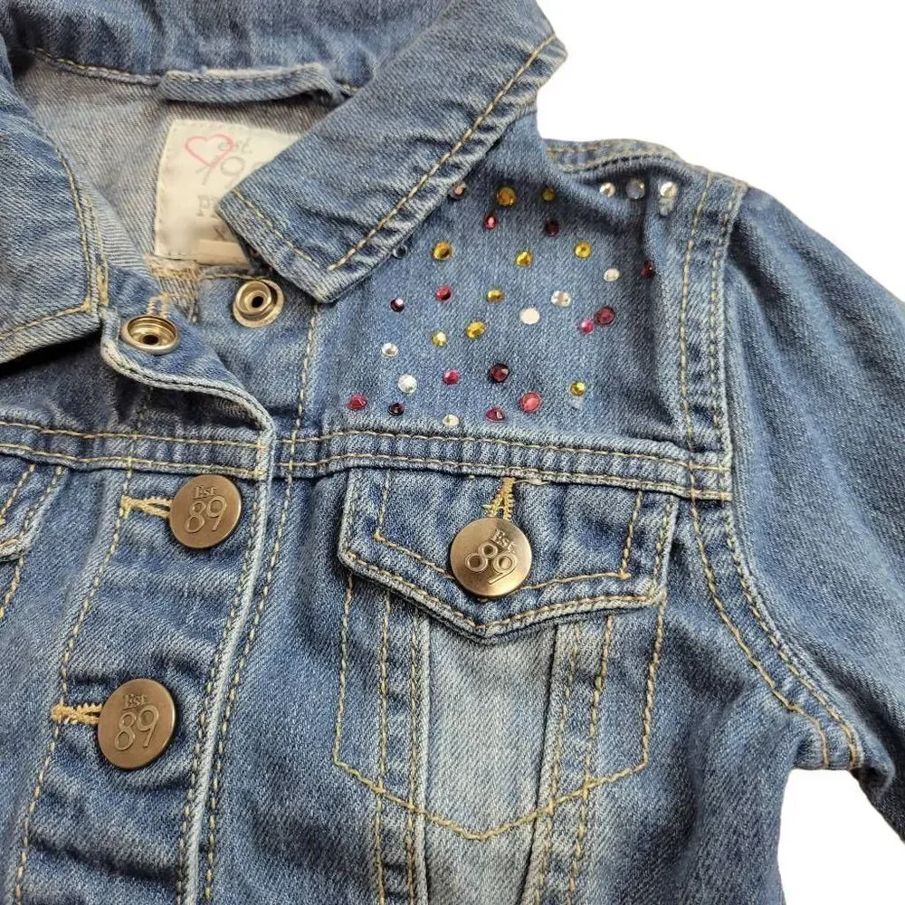 Children's Place denim jacket XS4